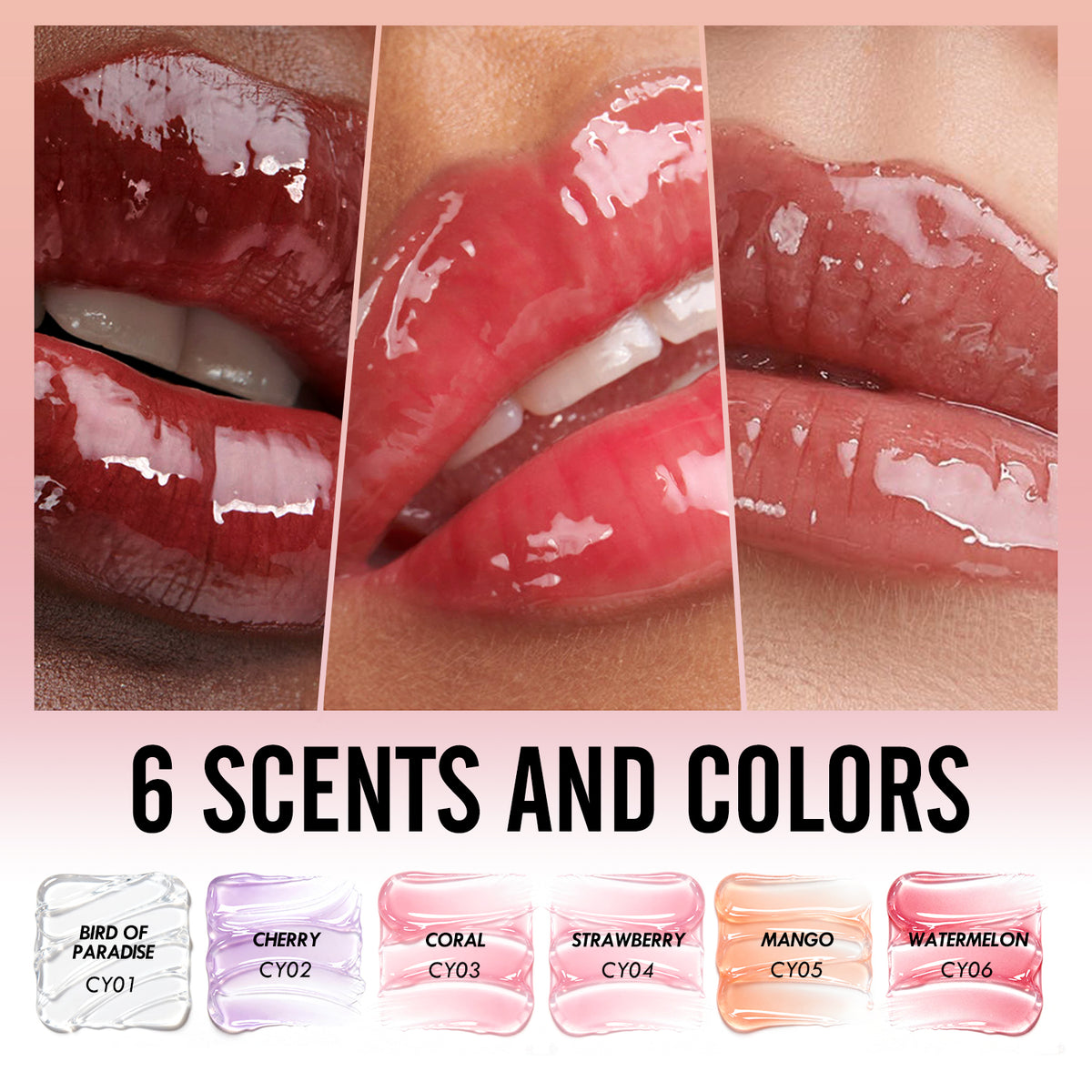 Customized Cute Tinted Lip Oil Balm Lipgloss Moisturizing Vegan Great For Anniversary Birthday Event Gifts (for 2)