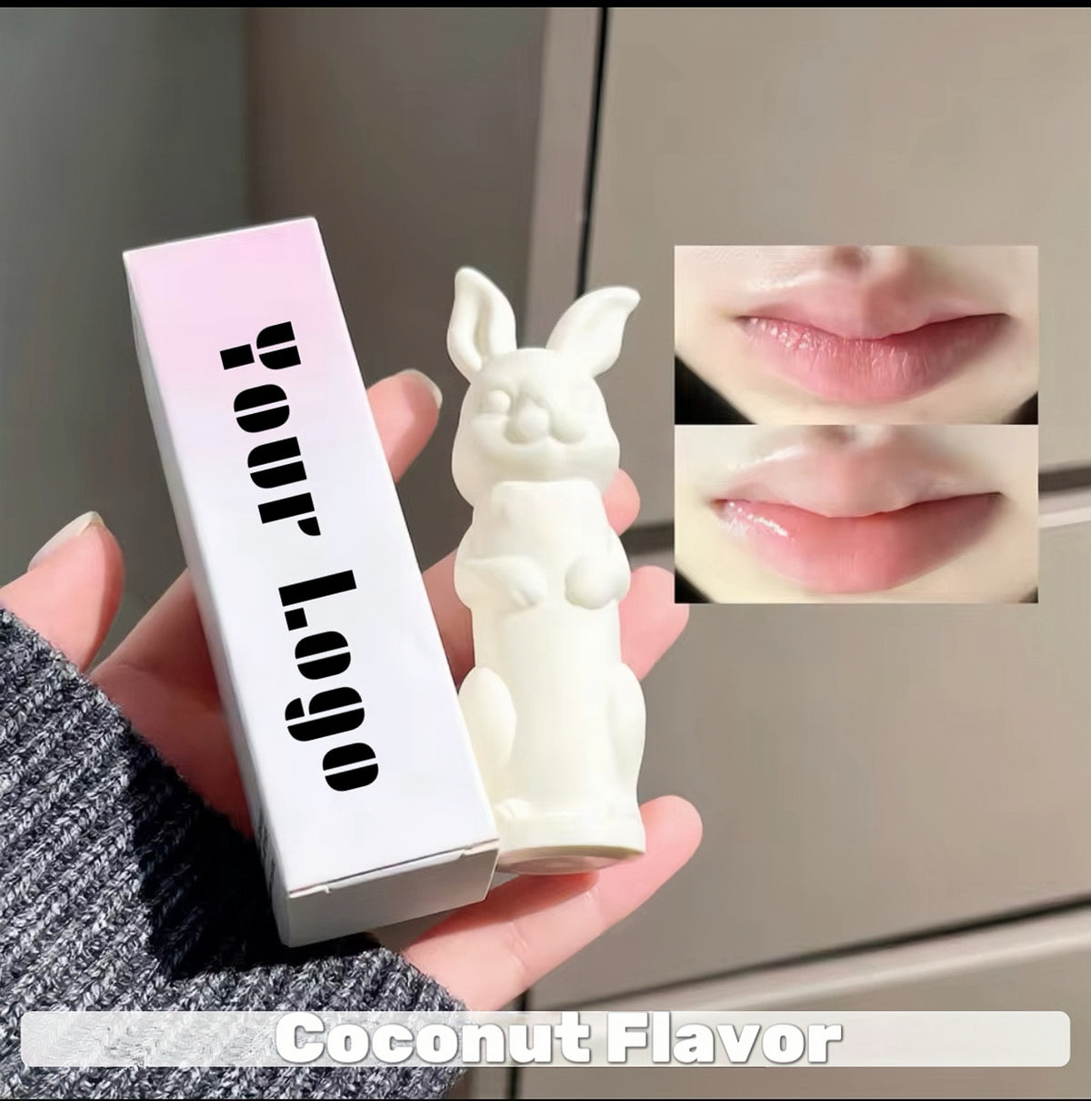Customized Cute Rabbit Lip Balm Nourishing Unique Perfect Gifts for Special Occasions (for 50)