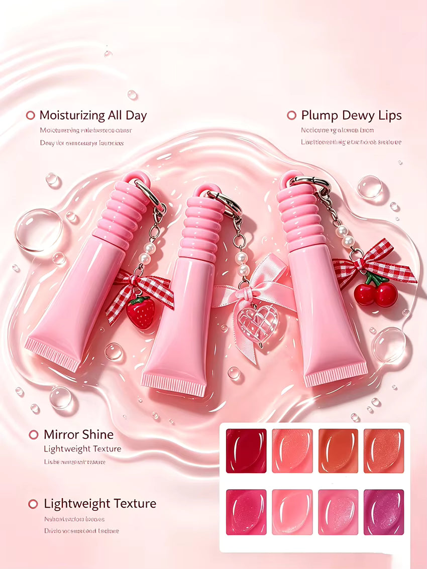 Customized Tinted Lip Oil Balm Lipgloss Moisturizing Vegan Great For Wedding Party Birthday Event Gifts (for 100)
